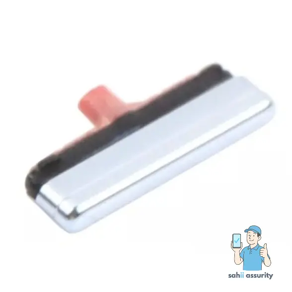 Power Button Outer for Samsung Galaxy S21 Ultra White thumbnail